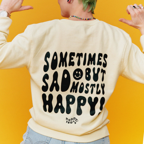 « sometimes sad... » coton ouaté en ivoire
