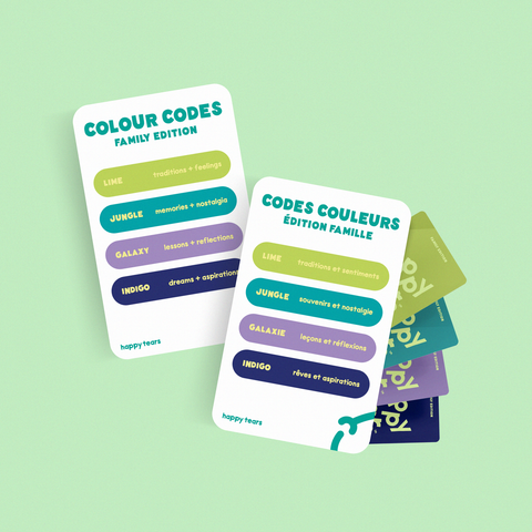 family edition - bilingual conversation cards