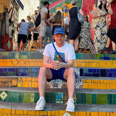 'sometimes sad, mostly happy' dad hat