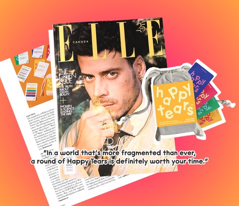 Happy Tears Featured in ELLE Canada Alongside Montreal Cover Star & Heated Rivalry Actor François Arnaud