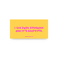 statement stickers!