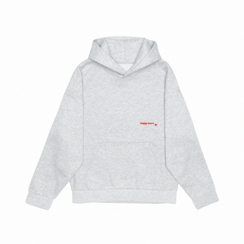 hoodie gris épais « who taught you how to love? »