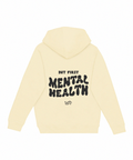 'but first, mental health' hoodie
