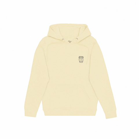 hoodie ivoire « but first, mental health »