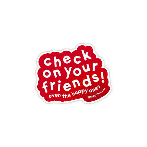 collant « check on your friends! »