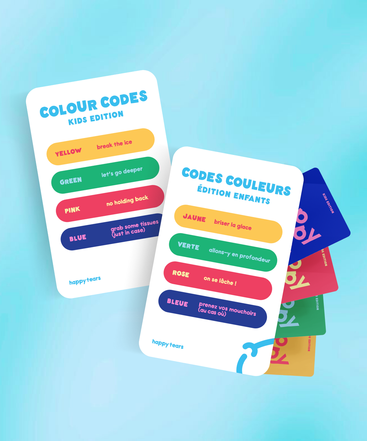 kids edition - bilingual conversation card game – HappyTears.ca