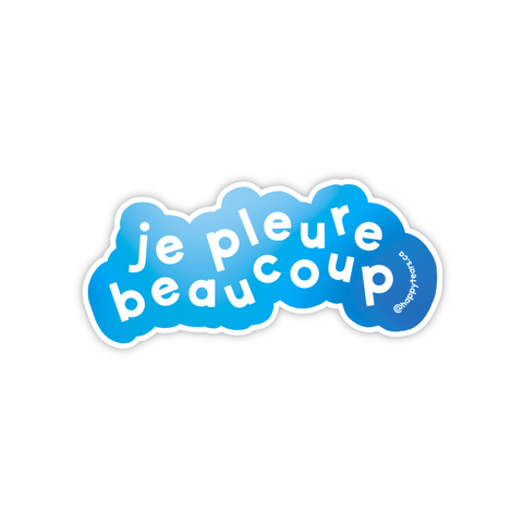 collant « je pleure beaucoup »