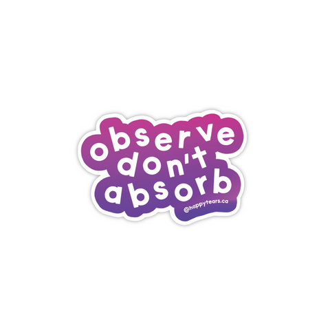 collant « observe don't absorb »